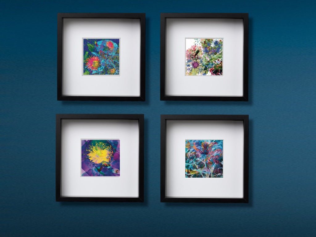In Bloom, Framed Print from A Collection of Flowers - Square Framed Prints - Eclectic Blue Studio