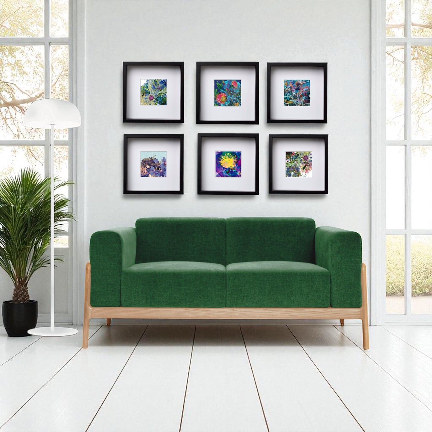 Emerald Bug I, Framed Print from A Collection of Flowers