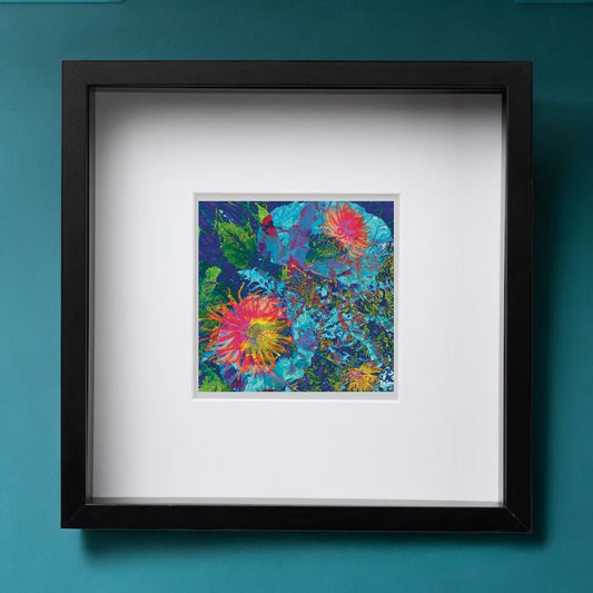 In Bloom, Framed Print from A Collection of Flowers - Square Framed Prints - Eclectic Blue Studio