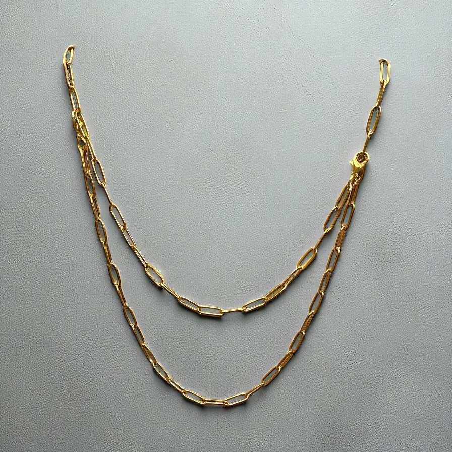 Fused Glass Multiway Abstract Pendant Necklace, White & Blue