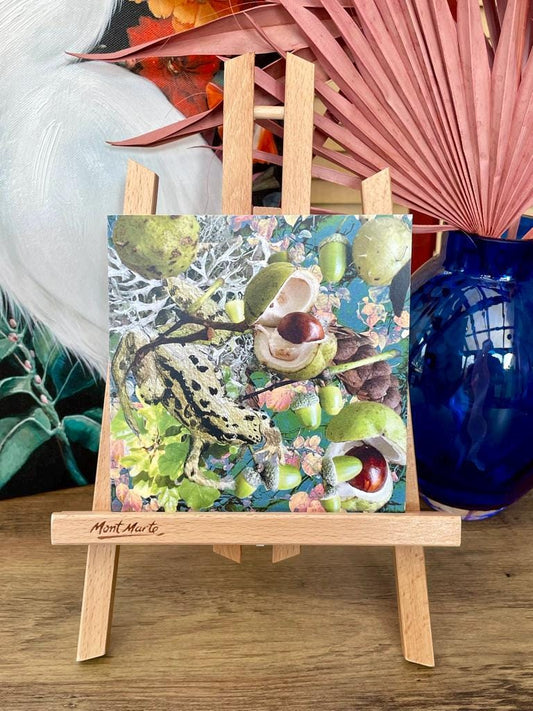 'September's Harvest', Square Greetings Card - Blank Greetings Cards - Eclectic Blue Studio
