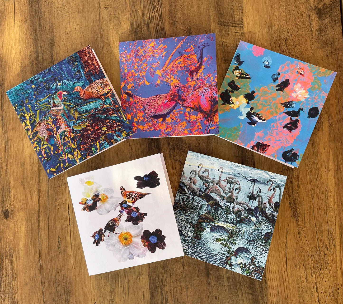 'Spring In the Air', Square Greetings Card