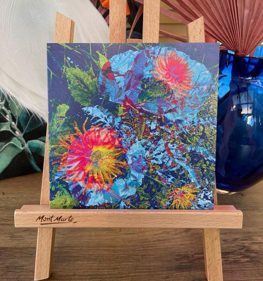 'In Bloom', Square Greetings Card