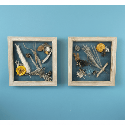 Shore to Land Still Natures — Framed Botanical Art - Visual Artwork - Eclectic Blue Studio