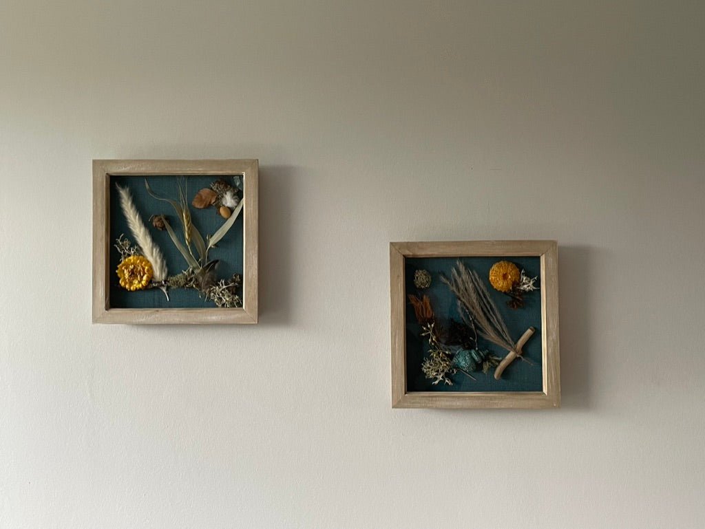 Shore to Land Still Natures — Framed Botanical Art - Visual Artwork - Eclectic Blue Studio