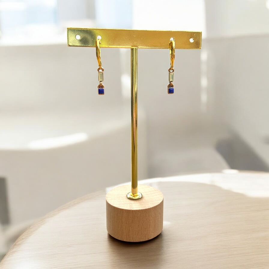 Minimal Chain Link Earrings, Short - Upcycled Ltd Edition