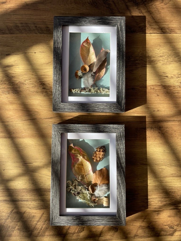 Autumn Walk Still Natures — Framed Botanical Art - Visual Artwork - Eclectic Blue Studio