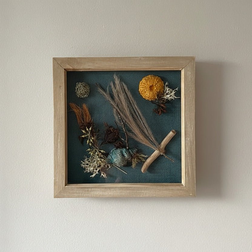 Shore to Land Still Natures — Framed Botanical Art - Visual Artwork - Eclectic Blue Studio