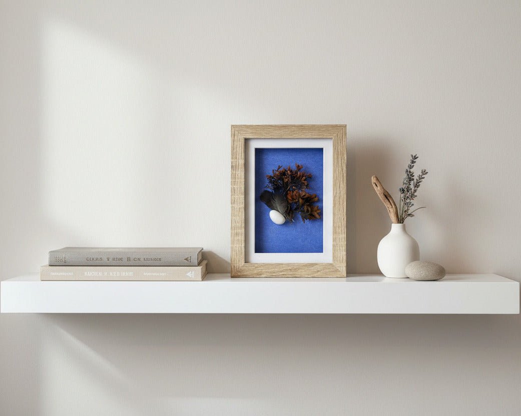 Seaweed Still Nature — Framed Botanical Art - Visual Artwork - Eclectic Blue Studio