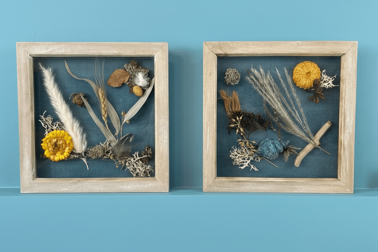 Shore to Land Still Natures — Framed Botanical Art - Visual Artwork - Eclectic Blue Studio