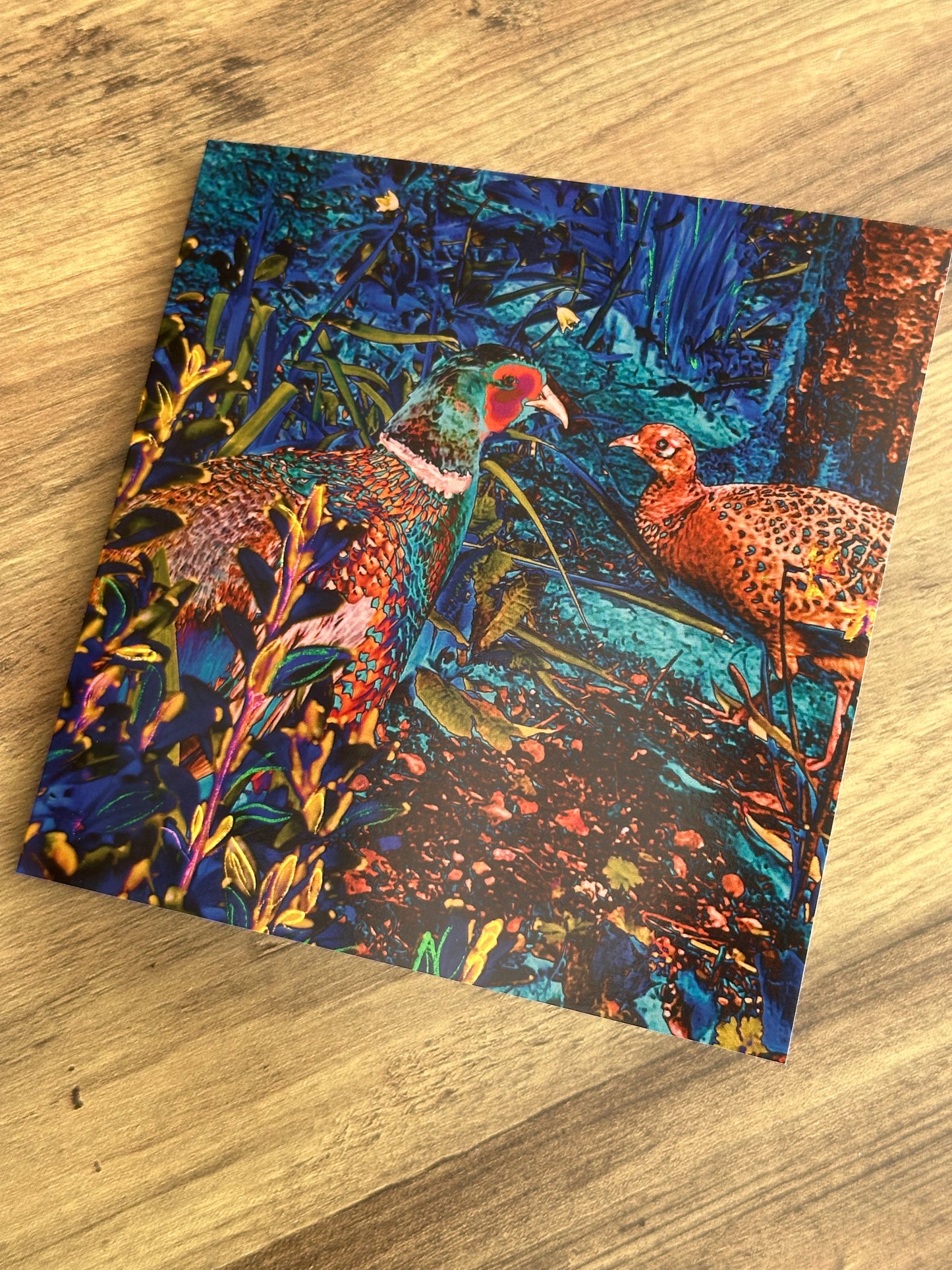 'Spring In the Air', Square Greetings Card