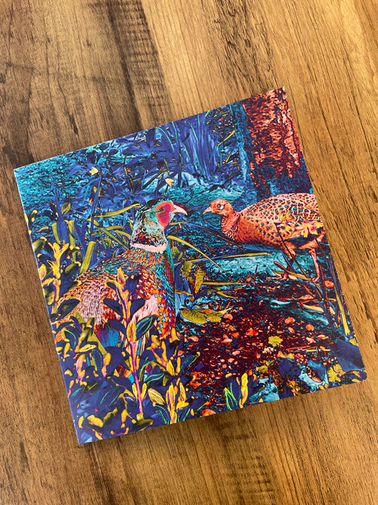 'Spring In the Air', Square Greetings Card