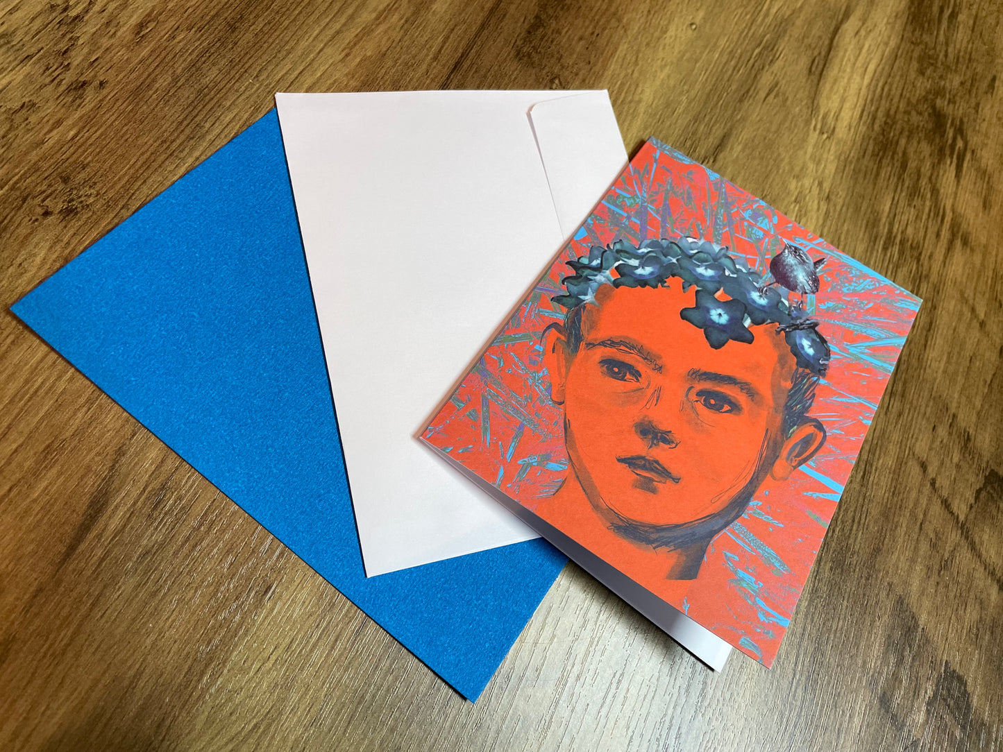 'Nandipa and I' - Body & Soul Poetry Card | Original Illustrated Verse