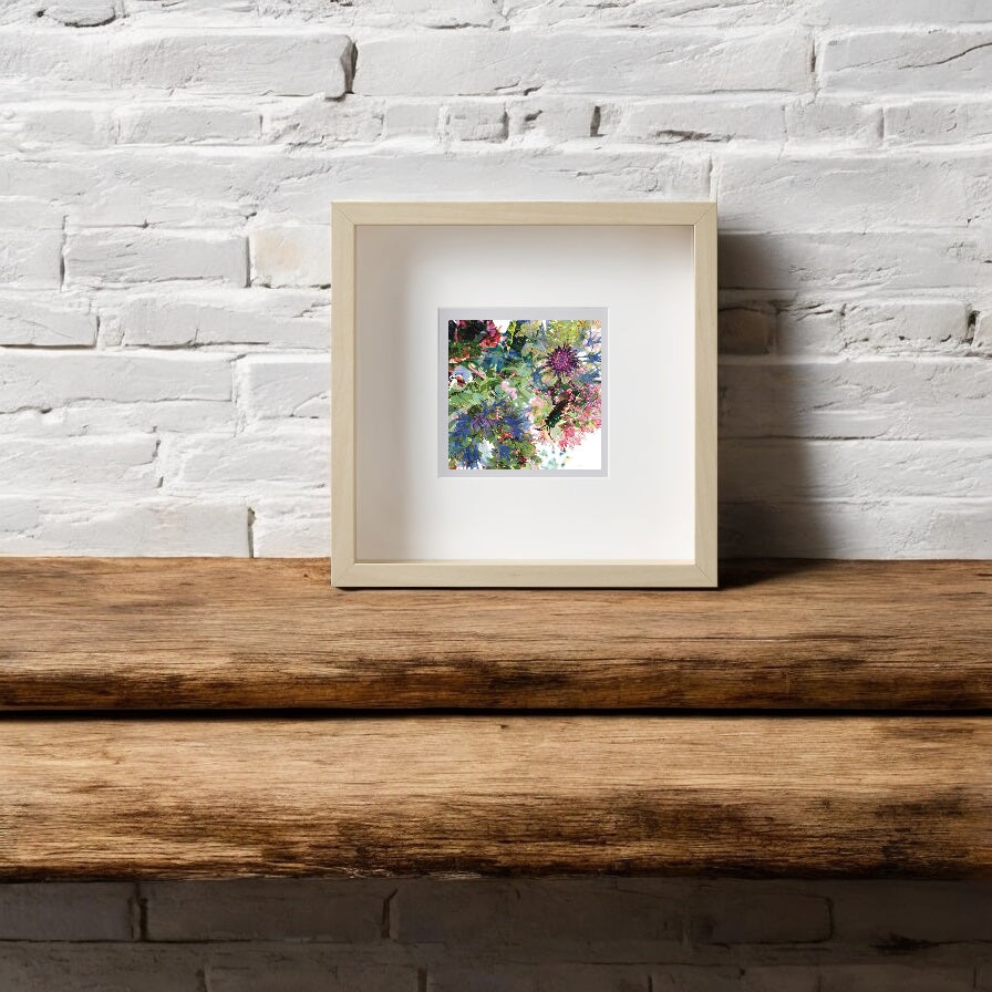 Emerald Bug I, Framed Print  from A Collection of Flowers