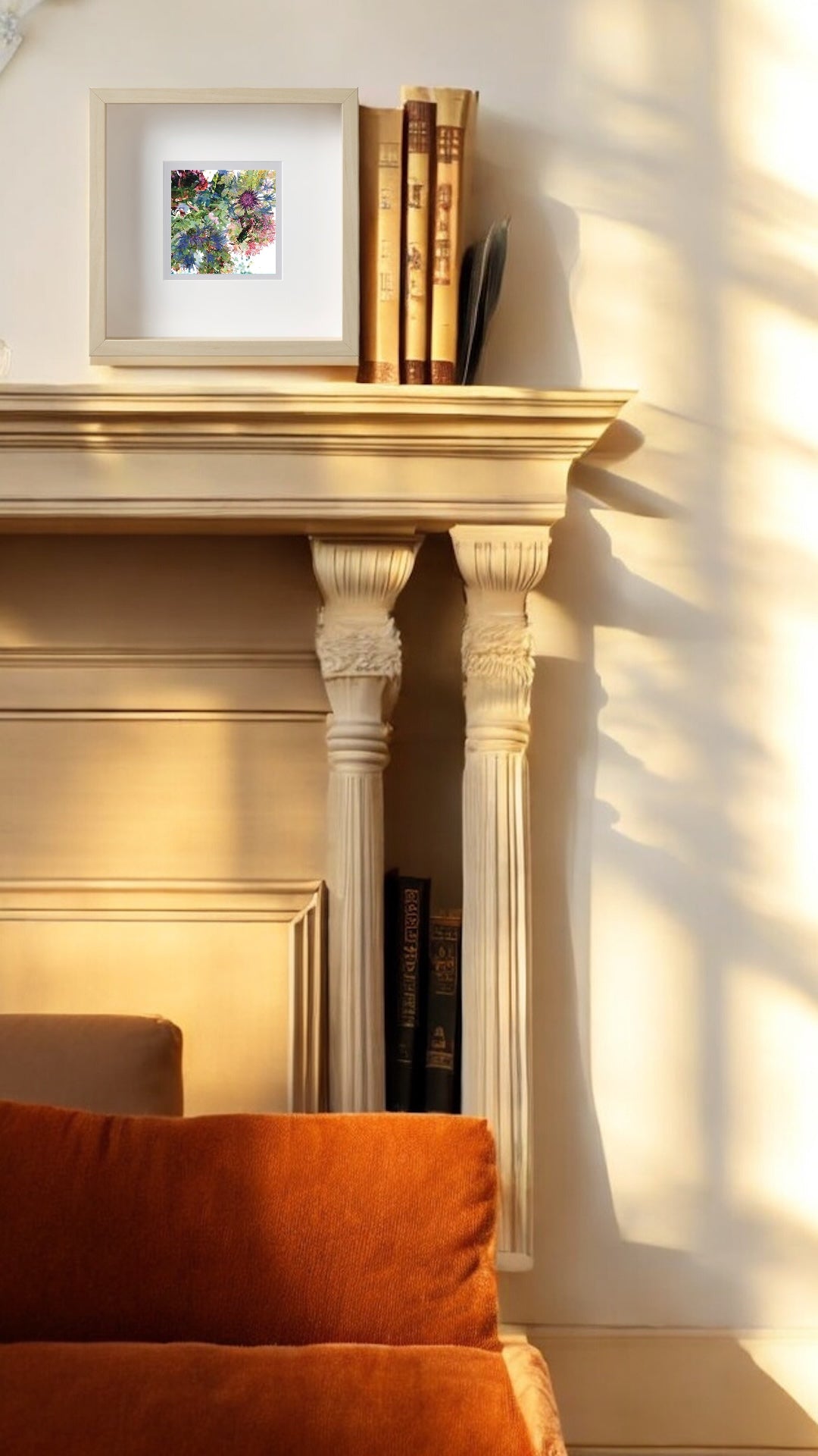 Emerald Bug I, Framed Print  from A Collection of Flowers