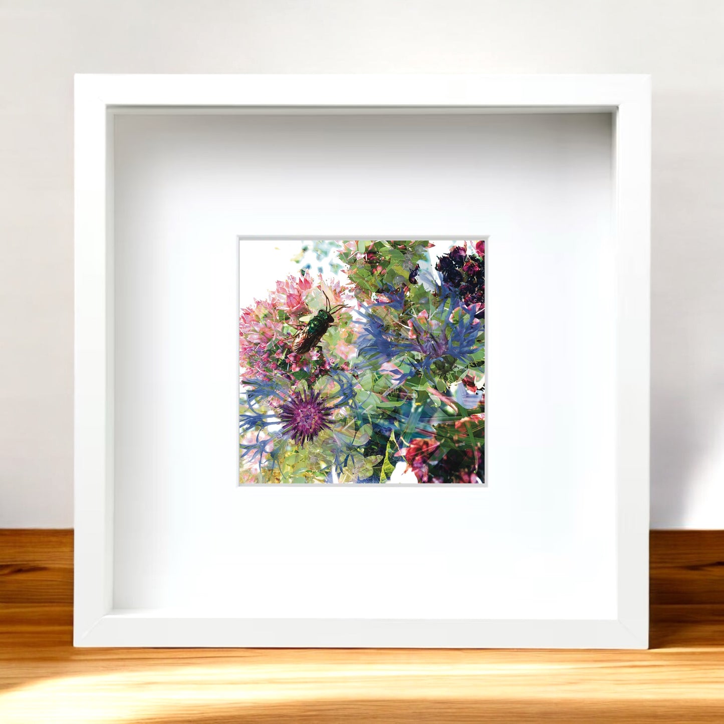 Emerald Bug I, Framed Print  from A Collection of Flowers