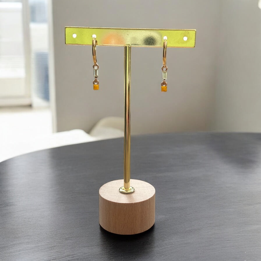 Minimal Chain Link Earrings, Short - Upcycled Ltd Edition