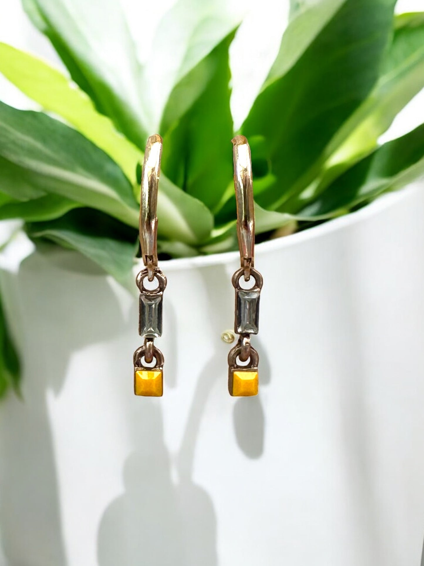 Minimal Chain Link Earrings, Short - Upcycled Ltd Edition