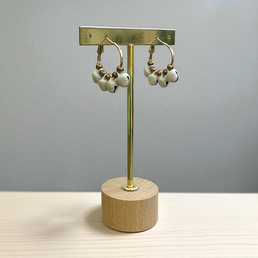 Tribal Hoop Earrings - Upcycled Ltd Edition