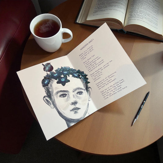 'Nandipa and I' - Body & Soul Poetry Card | Original Illustrated Verse