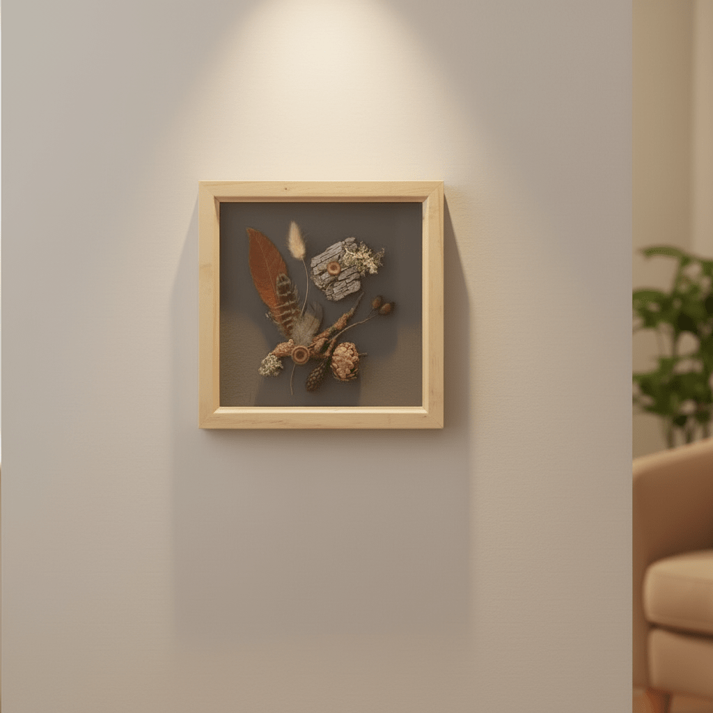Dark Woodland Still Nature — Framed Botanical Art - Visual Artwork - Eclectic Blue Studio