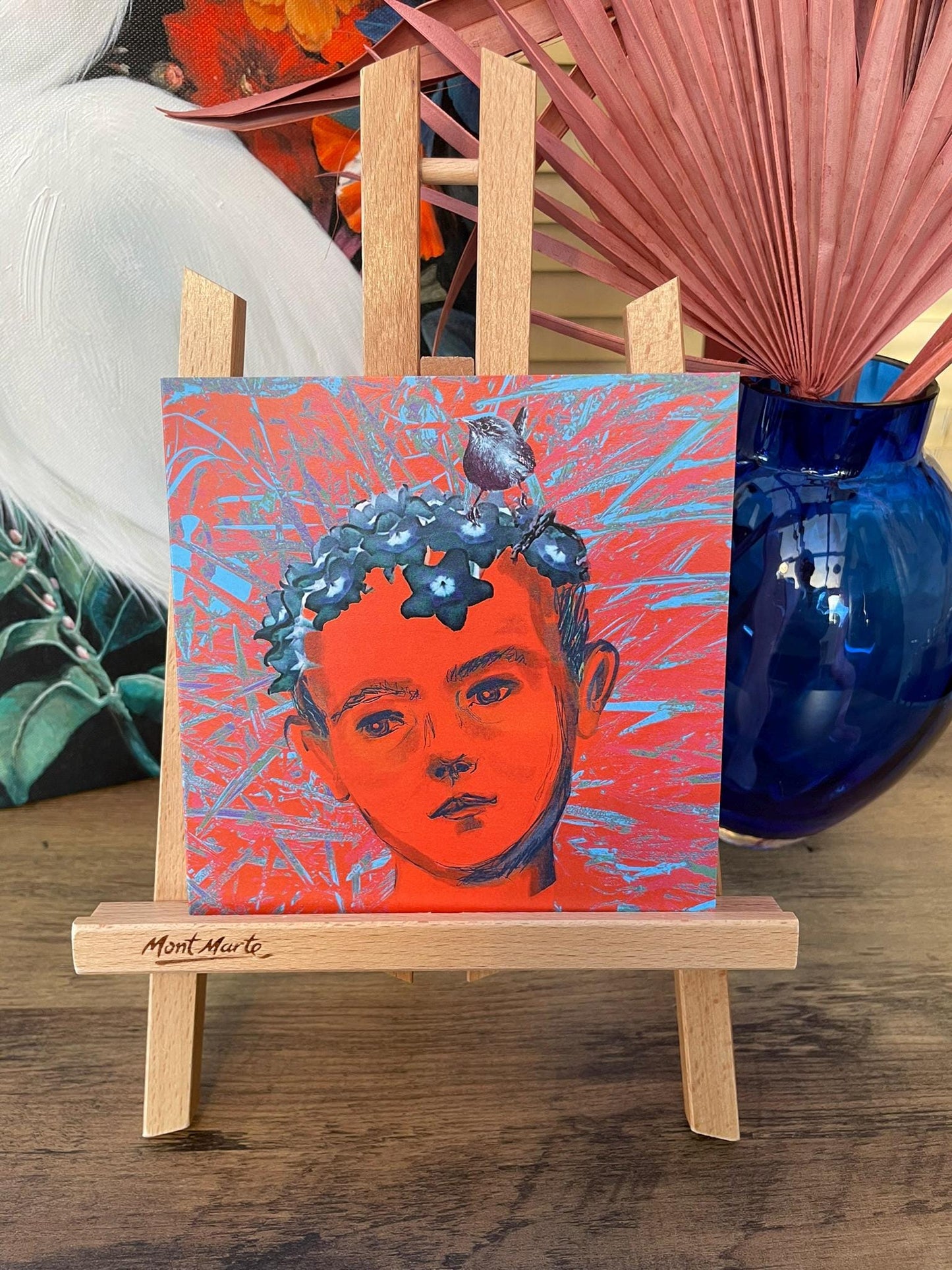 'Nandipa and I',  Square Greetings Card