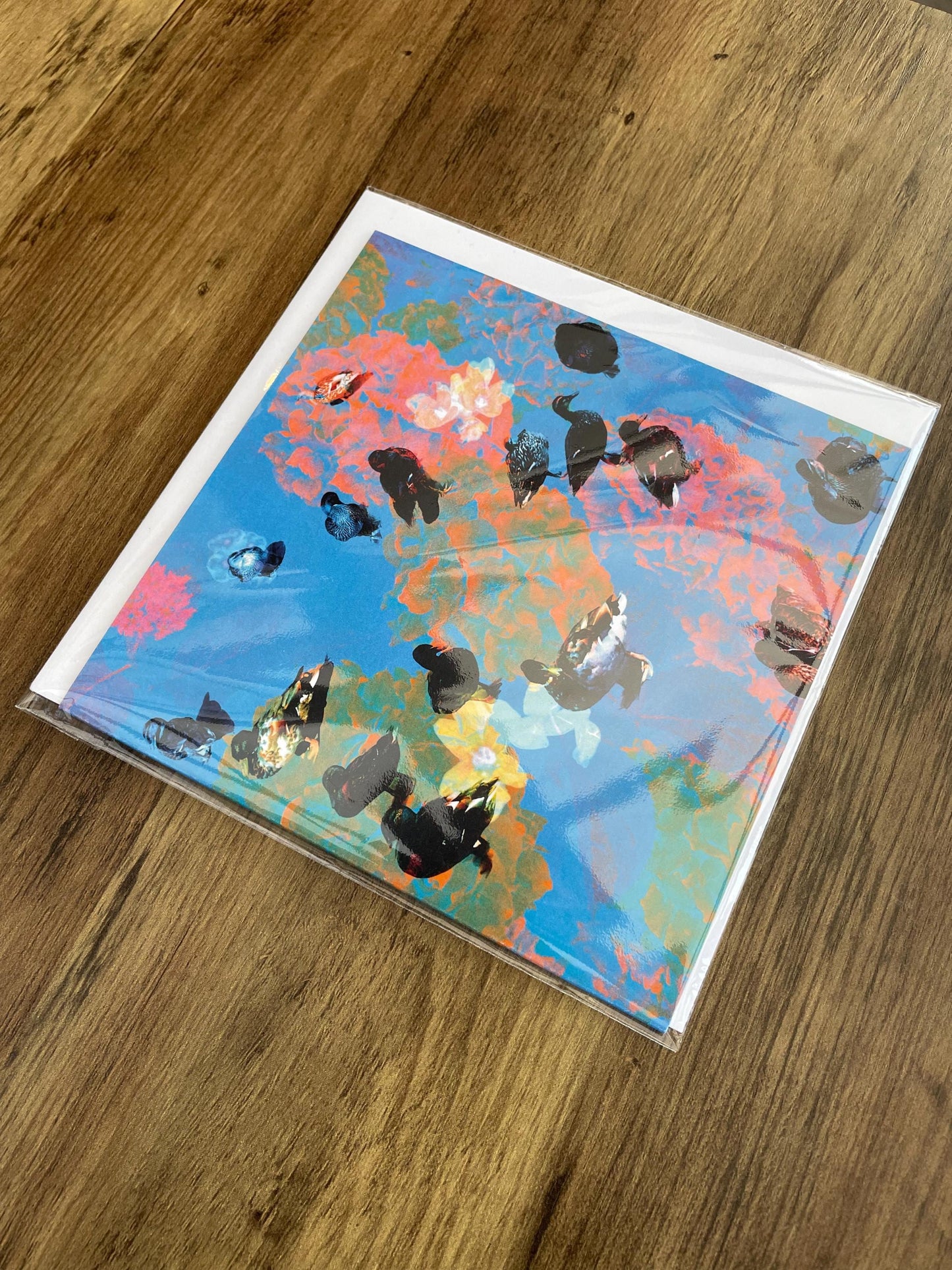 'Ducks in the Park', Square Greetings Card