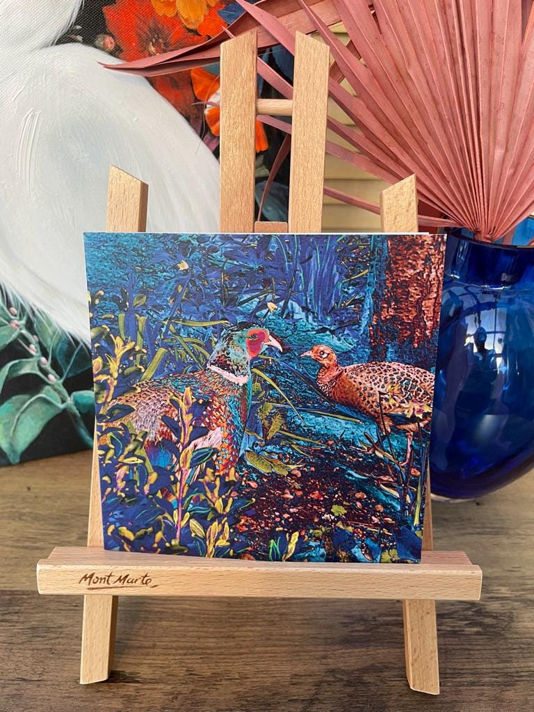 'Spring In the Air', Square Greetings Card