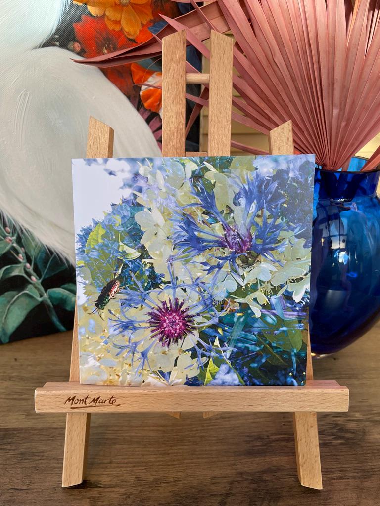 'Emerald Bug II', Square Greetings Card