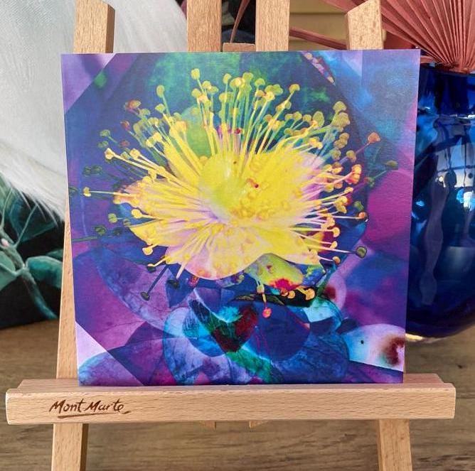 'Mandarin Scent', Square Greetings Card