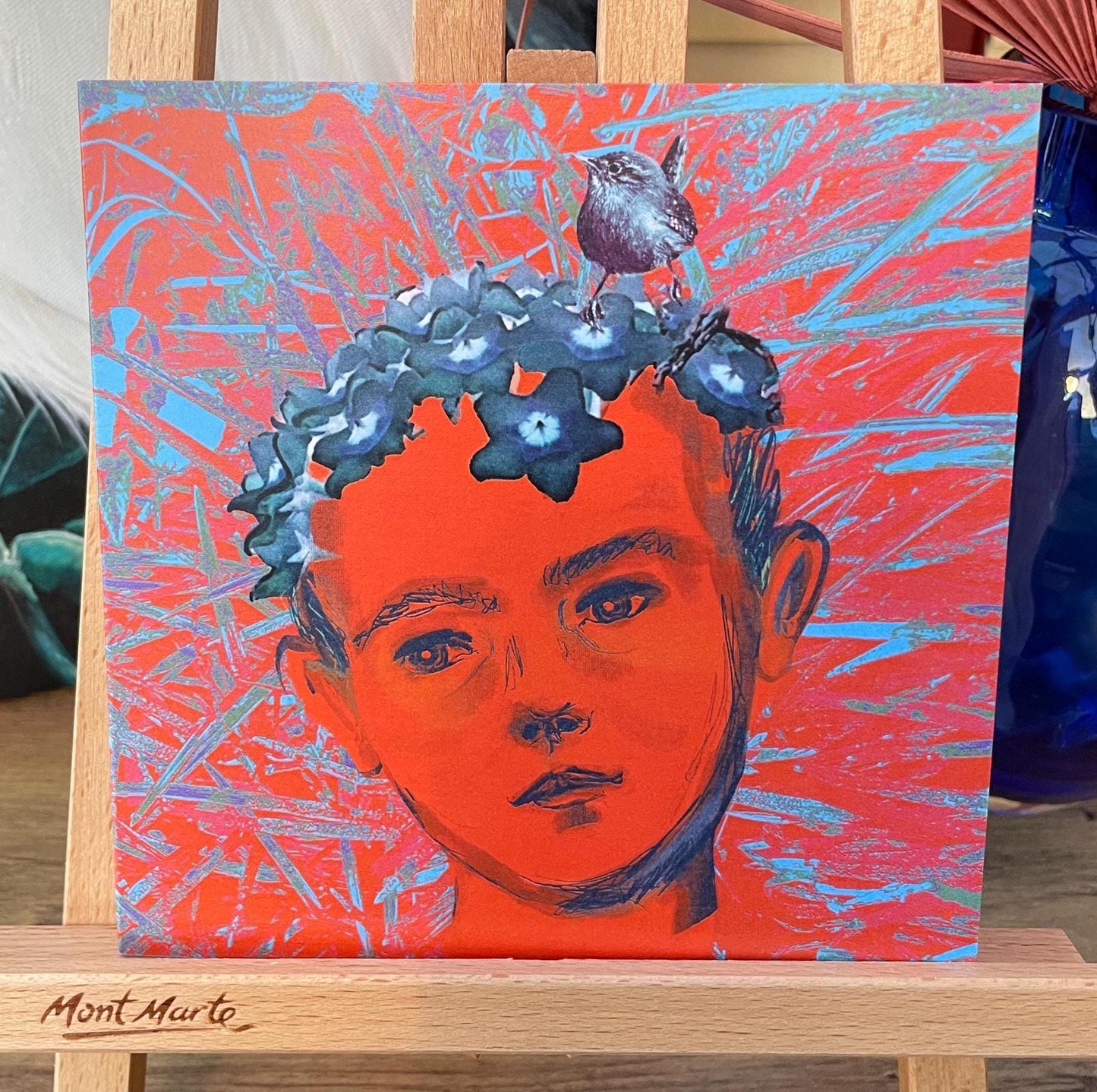 'Nandipa and I',  Square Greetings Card