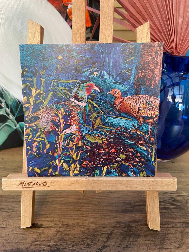 'Spring In the Air', Square Greetings Card