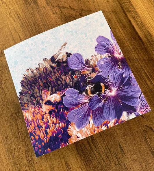 'A Labour of Love',  Square Greetings Card