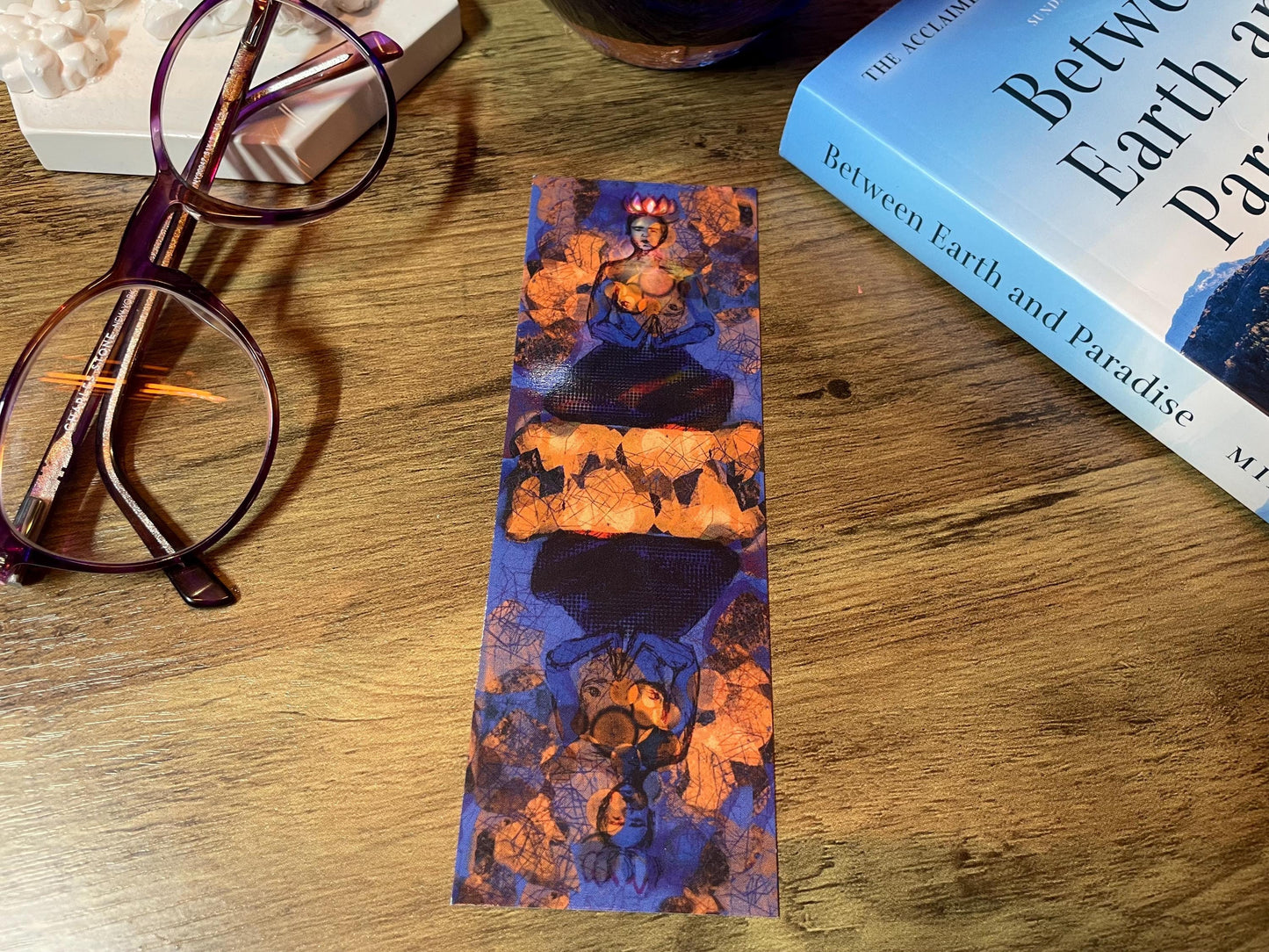 'Mountain Still' - Inner Peace Poetry Bookmark | Original Illustrated Verse