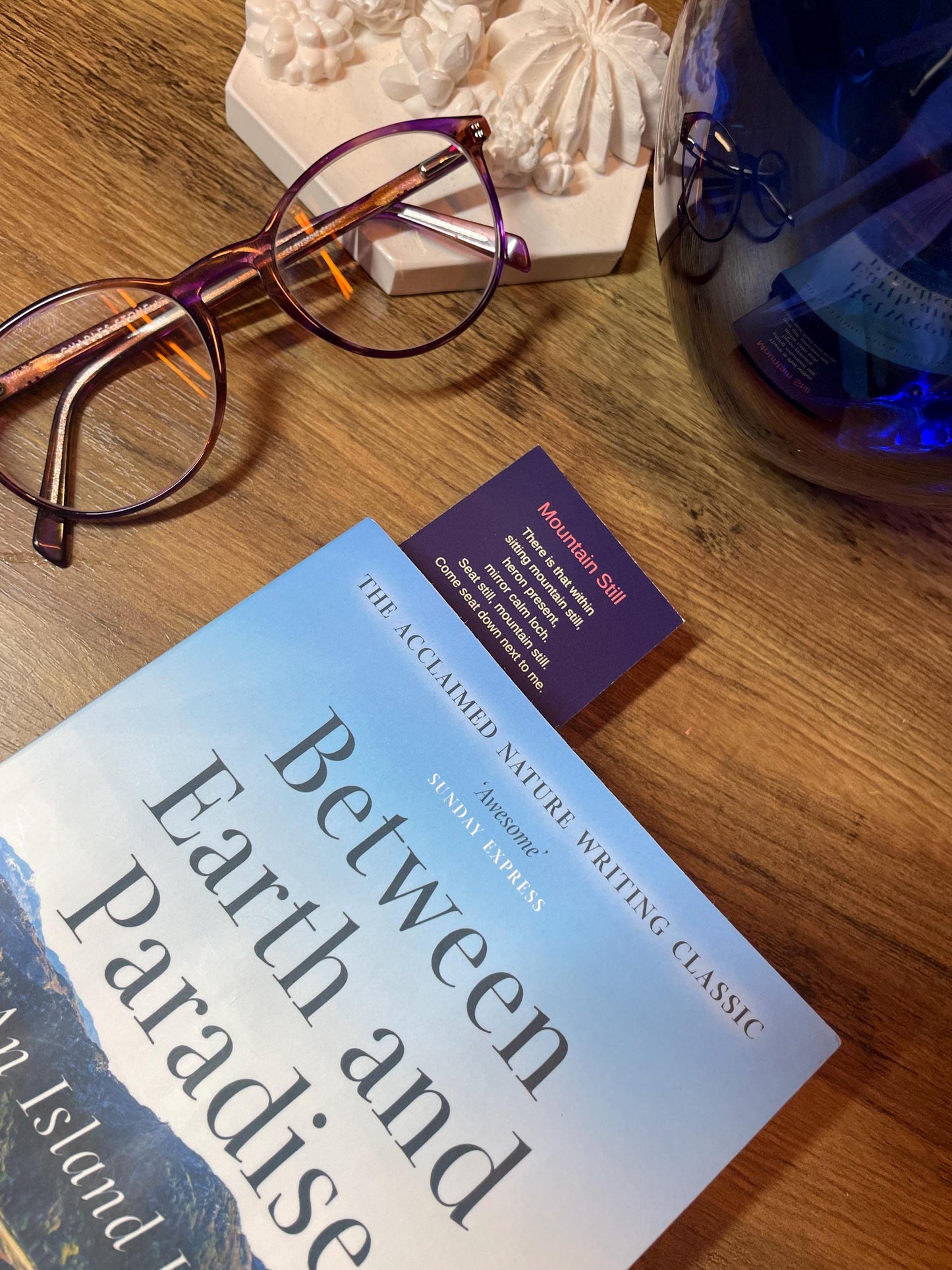 'Mountain Still' - Inner Peace Poetry Bookmark | Original Illustrated Verse