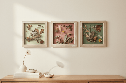 Meadow Still Natures — Framed Botanical Art - Visual Artwork - Eclectic Blue Studio