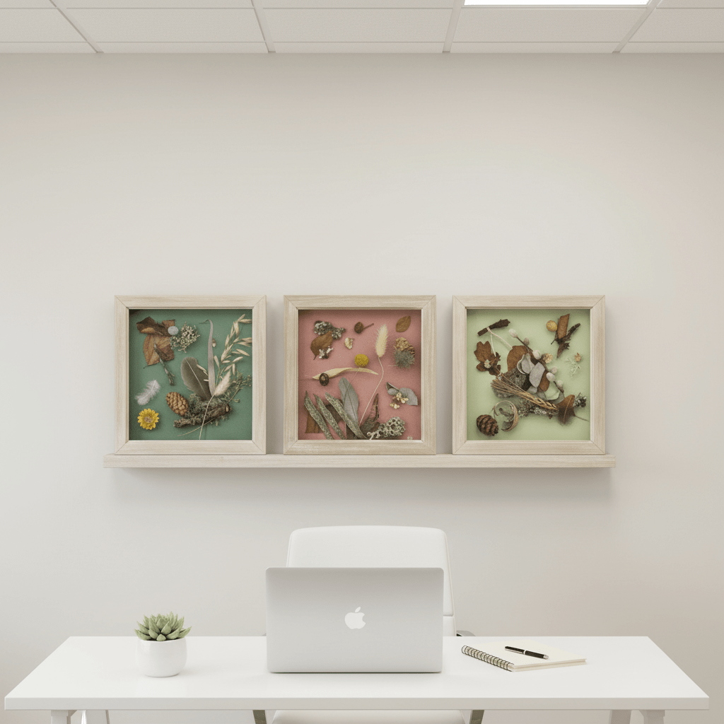 Meadow Still Natures — Framed Botanical Art - Visual Artwork - Eclectic Blue Studio